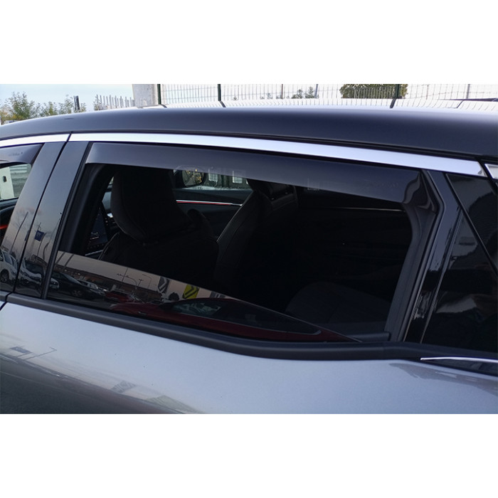 Farad Wind Deflectors for RENAULT MEGANE E-TECH 5 doors 2021> - front + rear doors