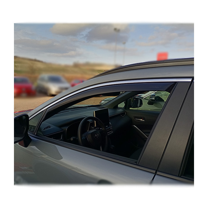 Farad Wind Deflectors for TOYOTA COROLLA CROSS 5 PORTE 2022> - front doors