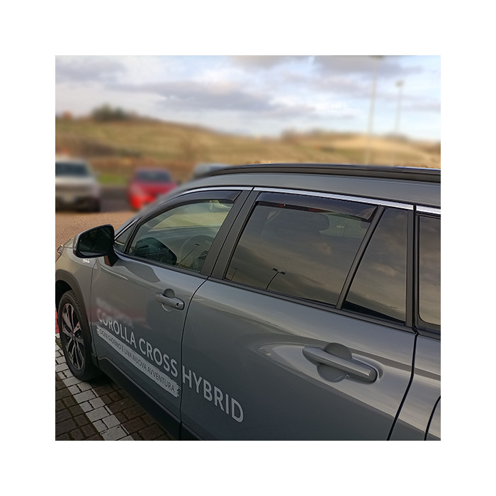 Farad Wind Deflectors for TOYOTA COROLLA CROSS 5 PORTE 2022> - front + rear doors